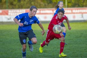 Dover vs Kidron MS Soccer at Dover