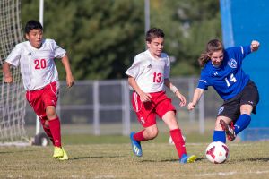 Dover vs Kidron CC MS Soccer